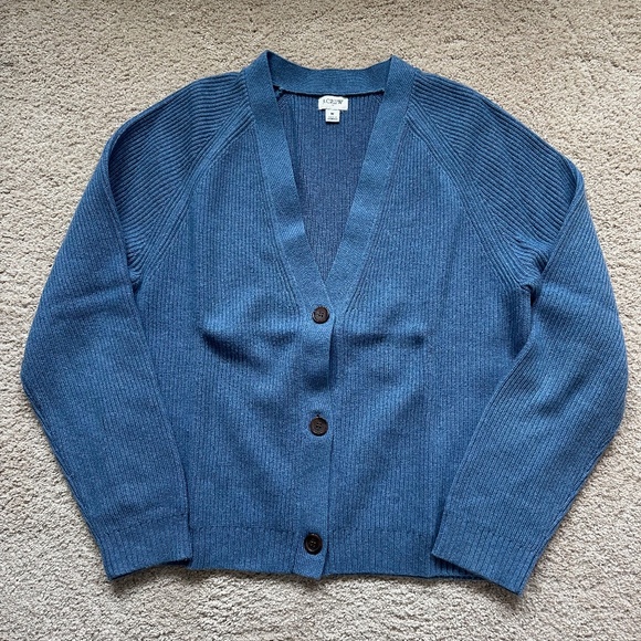 J. Crew Factory Sweaters - J. Crew Womens Cotton-blend Cardigan